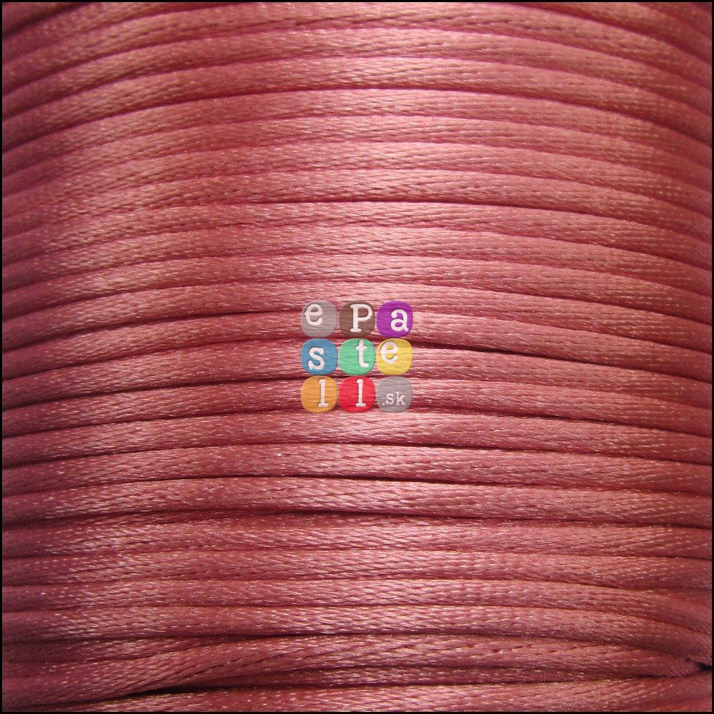 Saténová šnúrka, 2 mm - 1 meter